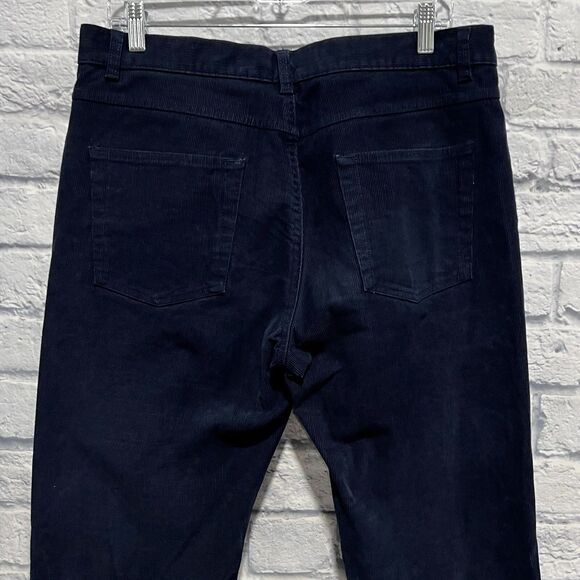 Brooks Brothers 346 Pants Men Blue Cotton Corduroy Chino Straight Leg Size 34X32 - Picture 6 of 12